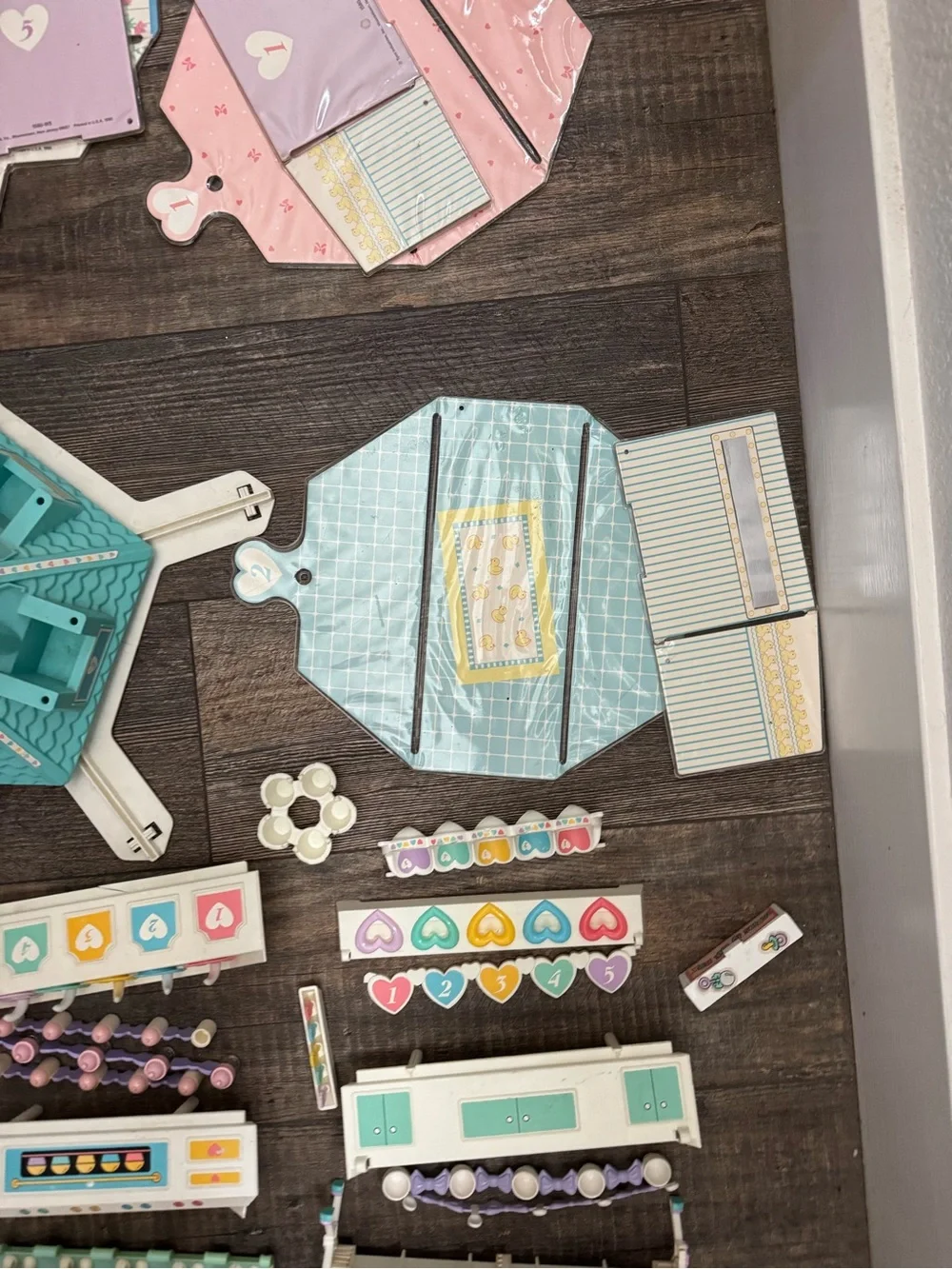 Pastel Playset Accessory Kit - Teal, Pink & Purple by